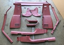 86-92 Jeep Comanche MJ OEM Red Interior Plastic Panel Set Read Ad