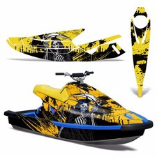Décalque Graphisme Kit Yamaha Jet Ski De Wb 700 Drapé Jetski Vague Blaster 93-96