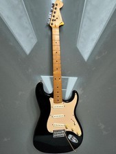 Fender Stratocaster Electric Guitar Black 3 Pickup 5 Control Knob