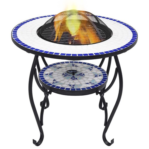 Table foyer mosaïque terre - table,