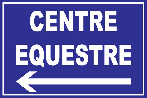 Panneau centre équestre - , a