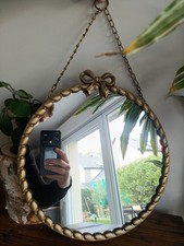 Miroir Rond "Soleil" en Fer