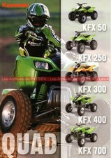KAWASAKI KFX 700 400 300 250 50 : Brochure Moto #0308