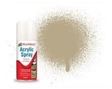 Humbrol Acrylic Spray Paint No.237 Desert Tan (150ml) AD6237 Modélisme