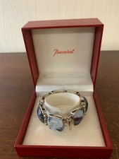 Medici Silver Sky Blue & Crystal Baccarat Bracelet