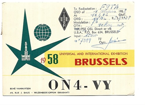 Carte qsl radio amateur - qsl,