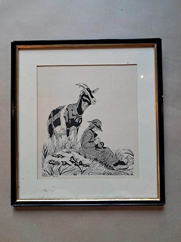 Dessin original encre chine - dessin,