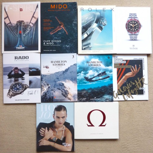 Lot catalogues montres - lot,