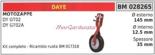 Kit support roue daye - de,