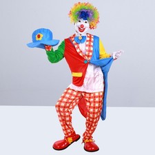 Costume de clown Carnaval créatif Halloween Masquerade Costume de clown adulte
