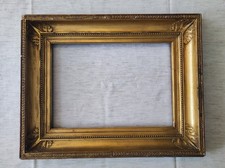 old frame golden empire foliage 32 cm x 22 cm photo frame engraving painting