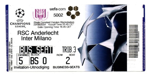 Ticket rsc anderlecht - ticket,