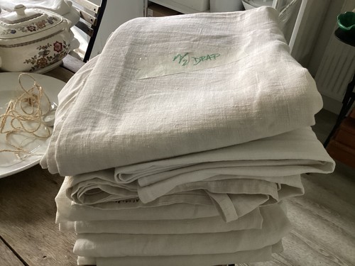 Lot demi draps anciens - lot,