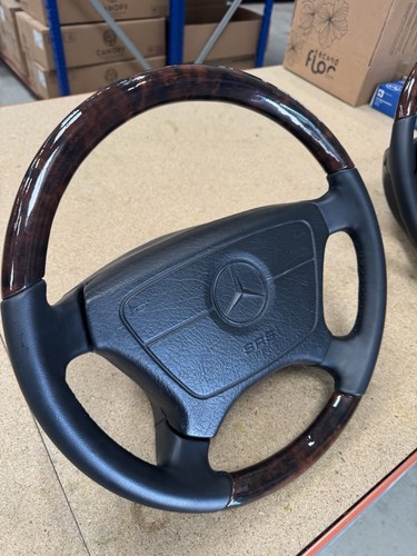 Volante mercedes cuir bois - volante,