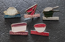 Pin’s Lot of 5 Tupperware Airtight Boxes (110)