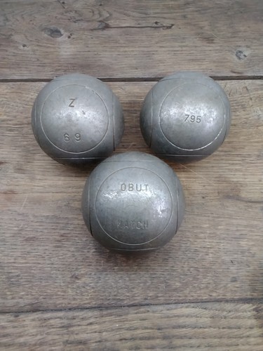 Boules obut match - boules,