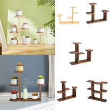 Support de plante en bois