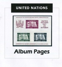 United Nations CD-Rom 1951-2022 Color Illustrated Album Pages