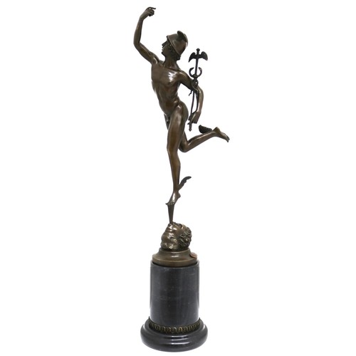 Statuette bronze hermès - en, d´hermès