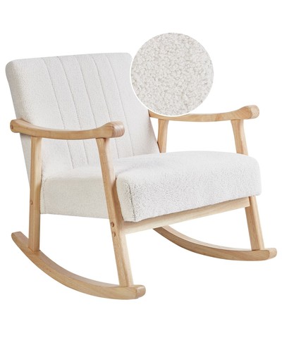 Fauteuil bascule rembourré - fauteuil,