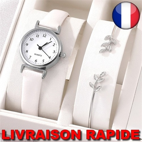 Montre bracelet luxe cuir - montre,