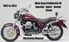 MOTO GUZZI CALIFORNIA EV 1997 to 2012 WORKSHOP MANUAL - PDF File