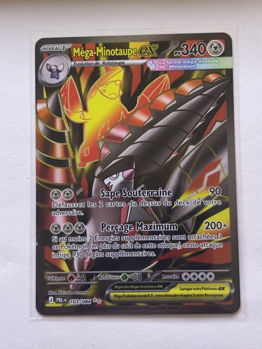 Carte pokemon méga minotaupe - carte, méga-minotaupe