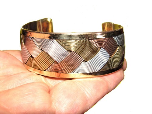 Bracelet fantaisie cuivre - fantaisie,