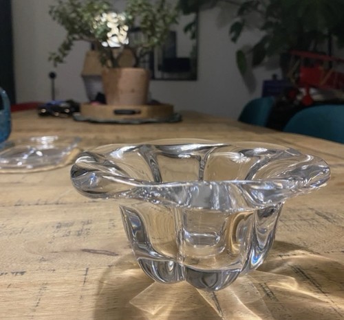 Cendrier coupelle en - coupelle, cristal