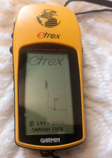 Garmin Etrex Black Yellow 12 Channel Portable Handheld GPS Device WORKS