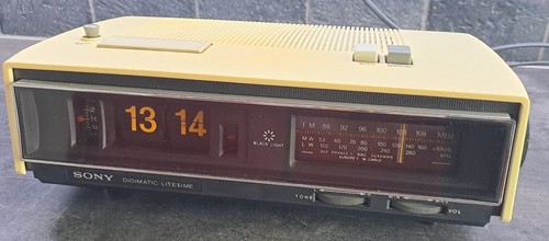 Radio réveil flip clock - flip, sony