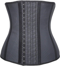 Twinsflame Femme Bustier Latex Corset Serre Taille Minceur Pour Ventre Plat, Noi
