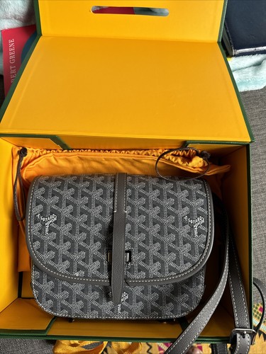 Goyard bag grey belvedere - goyard,