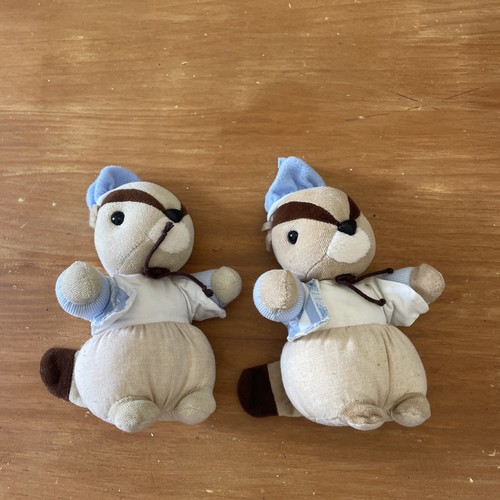 Lot doudou peluche écureuil - doudou,