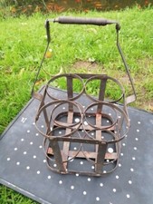 Panier À Bouteille Ancien Fer