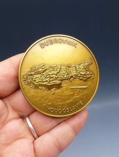 Médaille bronze monnaie - en,