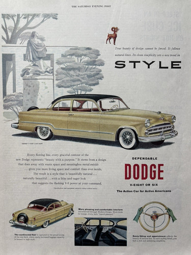 1953 dodge coronet club - 1953, v-8