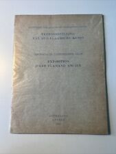 Exposition d'art Flamand Ancien - 1930 Centenaire indépendance Belge