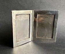 Porte photo cadre de voyage miniature Mexico argenté massif sterling silver 925