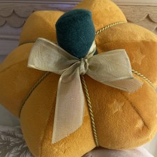 Star Pumpkin Hallmark Decor Plush Citrouille Orange Thanksgiving Fall