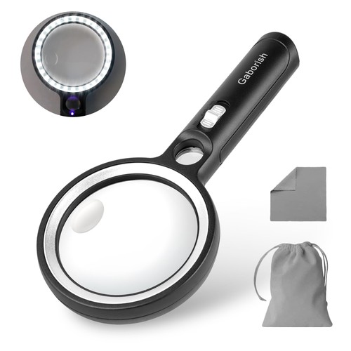 Loupe avec lumières - lumières, led