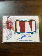 A75,542 - 2019 Leaf Trinity Patch Auto Platinum Spectrum #AJJA JJ A.Whiteside/25