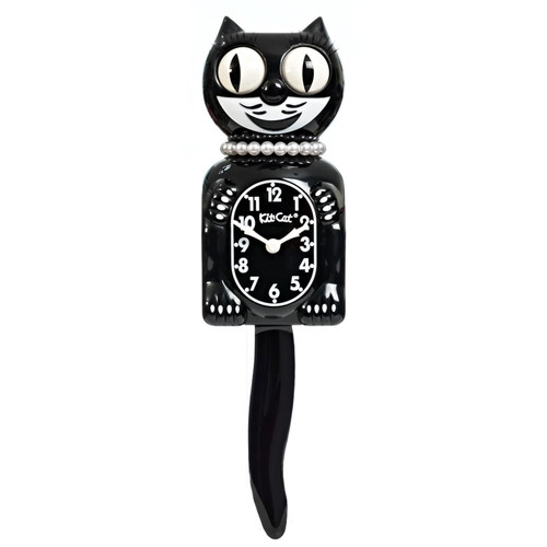 Classic black kit cat clock - classic,