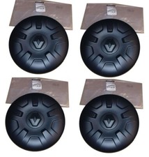 SET 4X ORIGINAL ENJOLIVEUR DE ROUE 10" RENUALT MASTER III 403158626R LOGO NOIR