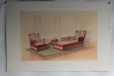 G. Rémon Chair Lounge Chair and Pouf Decoration Print (69974)