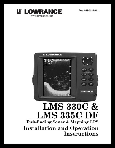 Lowrance lms 330c - lms,