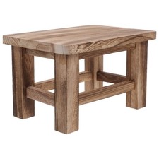  Tabouret en bois vintage