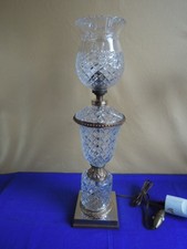 Lampe en Cristal et bronze