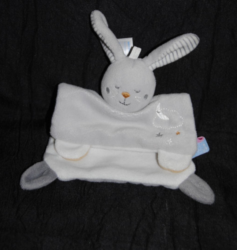 Doudou plat lapin gris - 🍀doudou,