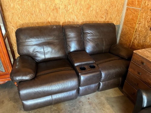 Dark brown power - power, reclining